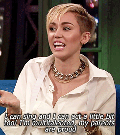 Miley Cyrus versatile