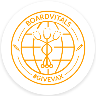 BoardVitals #GiveVax logo