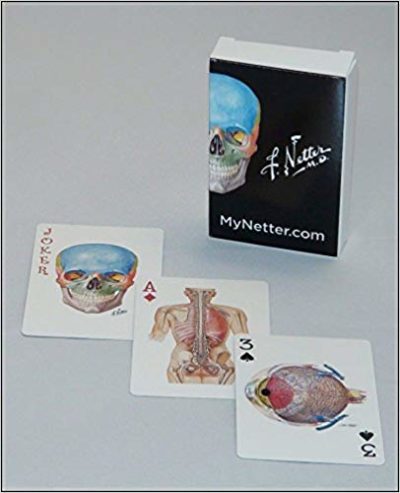 Netter Playing Cards: Netter's Anatomy Art Card Deck (Single Pack) (Netter Basic Science)